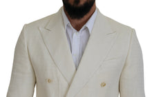 Load image into Gallery viewer, Dolce &amp; Gabbana Elegant Off White Silk-Blend Suit
