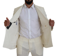 Load image into Gallery viewer, Dolce &amp; Gabbana Elegant Off White Silk-Blend Suit
