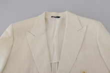 Load image into Gallery viewer, Dolce &amp; Gabbana Elegant Off White Silk-Blend Suit
