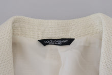 Load image into Gallery viewer, Dolce &amp; Gabbana Elegant Off White Silk-Blend Suit
