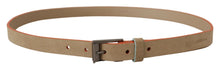 Load image into Gallery viewer, Dolce &amp; Gabbana Elegant Nude Suede Belt with Logo Buckle
