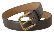 Load image into Gallery viewer, Dolce &amp; Gabbana Elegant Engraved Buckle Leather Belt
