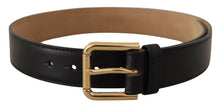 Load image into Gallery viewer, Dolce &amp; Gabbana Elegant Leather Belt with Logo Buckle
