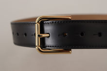 Load image into Gallery viewer, Dolce &amp; Gabbana Elegant Leather Belt with Logo Buckle
