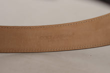 Load image into Gallery viewer, Dolce &amp; Gabbana Elegant Leather Belt with Logo Buckle
