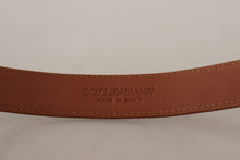 Load image into Gallery viewer, Dolce &amp; Gabbana Elegant Leather Belt with Logo Buckle
