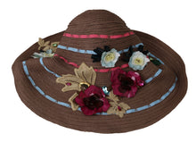 Load image into Gallery viewer, Dolce &amp; Gabbana Elegant Floppy Straw Hat with Floral Accents
