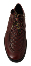 Load image into Gallery viewer, Dolce &amp; Gabbana Elegant Bordeaux Derby Leather Shoes
