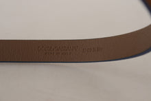 Load image into Gallery viewer, Dolce &amp; Gabbana Elegant Suede Leather Belt with Logo Engraved Buckle
