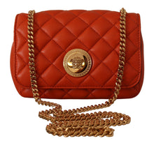 Load image into Gallery viewer, Versace Elegant Red Nappa Leather Crossbody Bag
