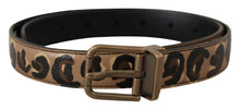 Load image into Gallery viewer, Dolce &amp; Gabbana Chic Engraved Logo Leather Belt
