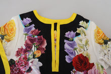 Load image into Gallery viewer, Dolce &amp; Gabbana Multicolor Ortensia Silk Long Kaftan Dress

