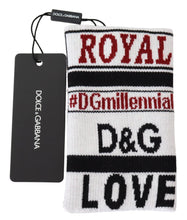 Load image into Gallery viewer, Dolce &amp; Gabbana Multicolor Wool Knit D&amp;G Love Wristband Wrap
