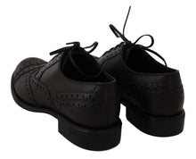 Load image into Gallery viewer, Dolce &amp; Gabbana Elegant Bordeaux Wingtip Derby Dress Shoes
