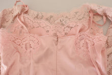 Load image into Gallery viewer, Dolce &amp; Gabbana Elegant Sheer Lace Sleeveless Blouse in Pink

