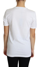 Load image into Gallery viewer, Dolce &amp; Gabbana Crystal-Embellished White Cotton Tee
