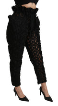Load image into Gallery viewer, Dolce &amp; Gabbana Chic Tapered High Waist Lace Pants
