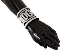 Load image into Gallery viewer, Dolce &amp; Gabbana Elegant Monochrome Wool Wristband Set
