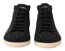 Load image into Gallery viewer, Dolce &amp; Gabbana Elegant High Top Cotton/Wool Sneakers
