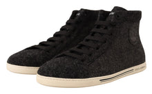 Load image into Gallery viewer, Dolce &amp; Gabbana Elegant High Top Cotton/Wool Sneakers
