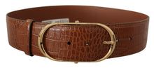 Load image into Gallery viewer, Dolce &amp; Gabbana Enchanting Engraved Logo Leather Belt
