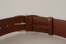 Load image into Gallery viewer, Dolce &amp; Gabbana Enchanting Engraved Logo Leather Belt
