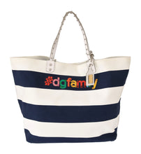 Load image into Gallery viewer, Dolce &amp; Gabbana Chic Striped Beatrice Tote Handbag
