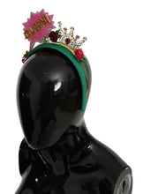 Load image into Gallery viewer, Dolce &amp; Gabbana Stunning Silk &amp; Brass Diadem Headband
