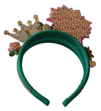 Load image into Gallery viewer, Dolce &amp; Gabbana Stunning Silk &amp; Brass Diadem Headband
