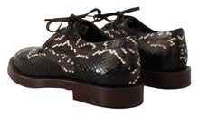 Load image into Gallery viewer, Dolce &amp; Gabbana Elegant Formal Python Derby Shoes
