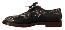 Load image into Gallery viewer, Dolce &amp; Gabbana Elegant Formal Python Derby Shoes
