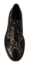 Load image into Gallery viewer, Dolce &amp; Gabbana Elegant Formal Python Derby Shoes
