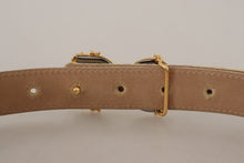 Load image into Gallery viewer, Dolce &amp; Gabbana Chic Gold and Pink Leather Belt
