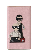 Load image into Gallery viewer, Dolce &amp; Gabbana Chic Pink Leather Power Bank
