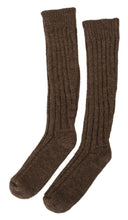 Load image into Gallery viewer, Dolce &amp; Gabbana Chic Brown Wool Blend Over-Calf Socks
