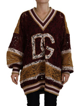 Load image into Gallery viewer, Dolce &amp; Gabbana Multicolor V-Neck Pullover Sweater
