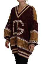 Load image into Gallery viewer, Dolce &amp; Gabbana Multicolor V-Neck Pullover Sweater
