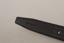 Load image into Gallery viewer, Dolce &amp; Gabbana Elegant Navy Blue Leather Belt
