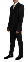 Load image into Gallery viewer, Dolce &amp; Gabbana Elegant Black Striped Slim Fit Two-Piece Suit
