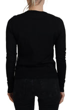 Load image into Gallery viewer, Dolce &amp; Gabbana Elegant Black Floral Lace Cardigan Sweater
