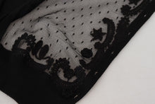 Load image into Gallery viewer, Dolce &amp; Gabbana Elegant Black Floral Lace Cardigan Sweater
