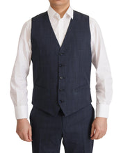 Load image into Gallery viewer, Dolce &amp; Gabbana Elegant Dark Blue Cotton Three Piece Martini Suit
