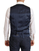 Load image into Gallery viewer, Dolce &amp; Gabbana Elegant Dark Blue Cotton Three Piece Martini Suit
