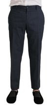 Load image into Gallery viewer, Dolce &amp; Gabbana Elegant Dark Blue Cotton Three Piece Martini Suit
