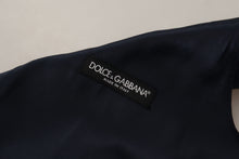 Load image into Gallery viewer, Dolce &amp; Gabbana Elegant Dark Blue Cotton Three Piece Martini Suit
