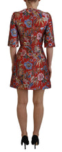 Load image into Gallery viewer, Dolce &amp; Gabbana Elegant Red A-Line Mini Dress
