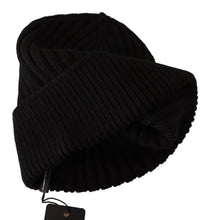 Load image into Gallery viewer, Dolce &amp; Gabbana Elegant Cable Knit Wool Beanie with Fleece Liner
