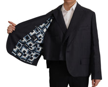 Load image into Gallery viewer, Dolce &amp; Gabbana Blue Linen Formal Mens Blazer Jacket
