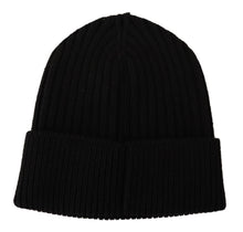 Load image into Gallery viewer, Dolce &amp; Gabbana Elegant Cable Knit Wool Beanie with Fleece Liner
