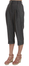 Load image into Gallery viewer, Dolce &amp; Gabbana Elegant Gray Wool-Cashmere Pleated Trousers
